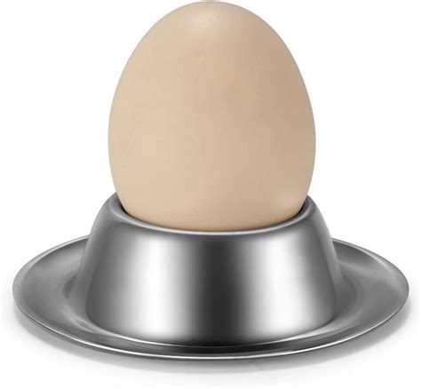 Stainless Steel Egg Cups Set for Hard Soft Boiled …