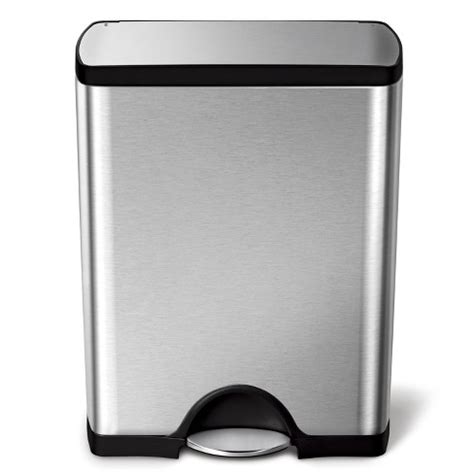 Shop halo quality 13gal Rectangular Stainless Steel Sensor Trash Can at Target. Choose from Same Day Delivery, Drive Up or Order Pickup. ... Nine Stars 13gal Motion Sensor Rectangular Shape Stainless Steel Trash Can Brushed Silver. $51.99. Nine Stars 13gal Motion Sensor Oval Shape Stainless Steel Trash Can. 3.2 out of 5 stars with 29 ratings .... 
