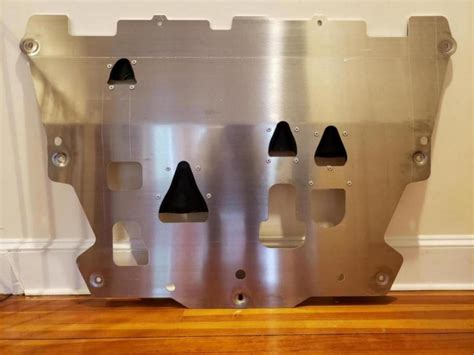 Stainless-steel skid plate