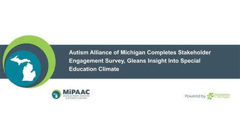 Stakeholder and Advocate Involvement - Michigan