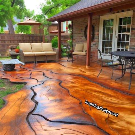 Stamped concrete that looks like wood. Here are a few methods commonly used to create concrete that looks like wood. Stamping. Concrete stamping involves pressing a wood grain pattern onto the surface of freshly poured or existing concrete. Specialized stamps with wood grain textures are used to create the desired look. The concrete is … 