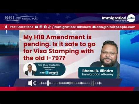 Stamping while h1b amendment pending.  My wife&rsquo;s H4 , H4 EAD pending with USCIS.  Eac...