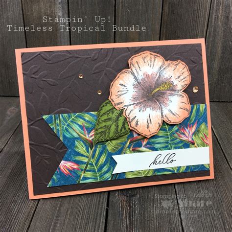 Stamping with the Timeless Tropical Bundle from Stampin