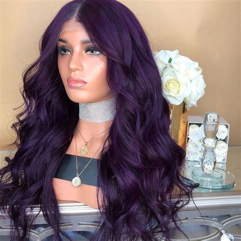 Stand Out with Stunning Purple Real Hair Wigs