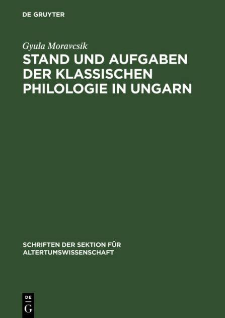 Stand und aufgaben der klassischen philologie in ungarn. - Berlioz rom o et juliette cambridge music handbooks.