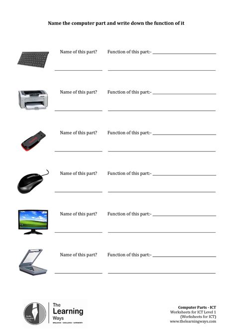 Standard 2: Computer Input And Output Devices Worksheet 56% OFF
