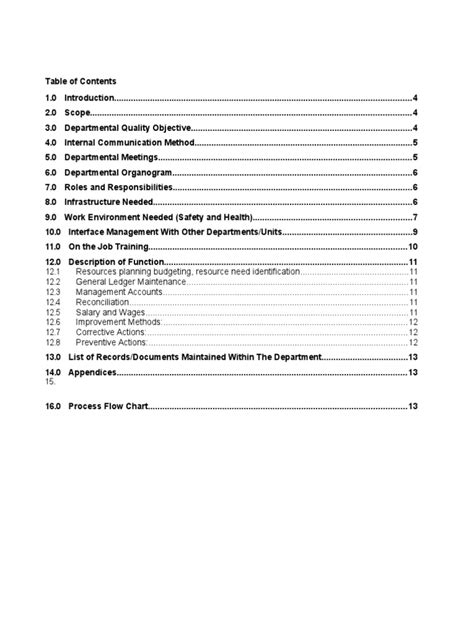 Standard Operating Procedure For Accounts PDF Payroll Accrual