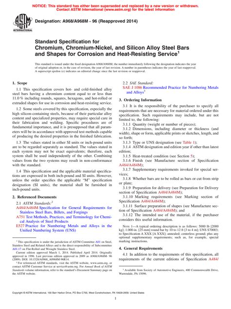 Standard Specification for Chromium and Chromium …