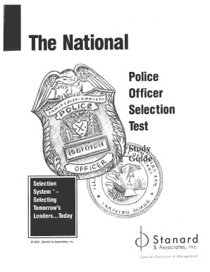 Standard and associates police test study guide. - Who classification of soft tissue tumors.