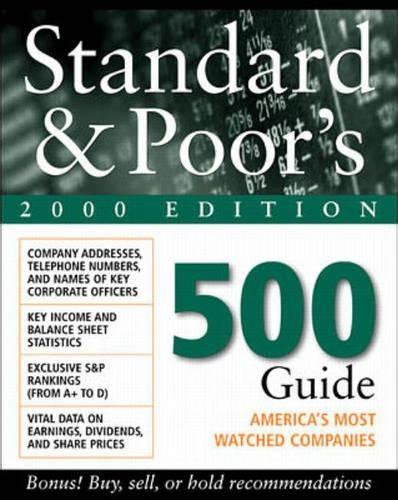 Standard and poor s 500 guide 2000. - Oeuvres, précédées d'une notice sur sa vie par collin de plancy..