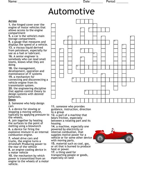 Standard car feature crossword. Standard Car Feature Crossword. Whatever type of player you are, just download this game and challenge your mind to complete every level. Matching Crossword Puzzle Answers for "Orion's ___". ARNEL was a big slow-down. Black ___ (high award in martial arts). Karate rank indicator. Sports car safety device. 61a Some days reserved for … 