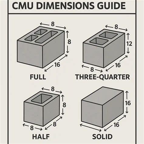 Standard concrete block dimensions.  Learn 8&times;8&times;16 blocks, hollow and solid opti...