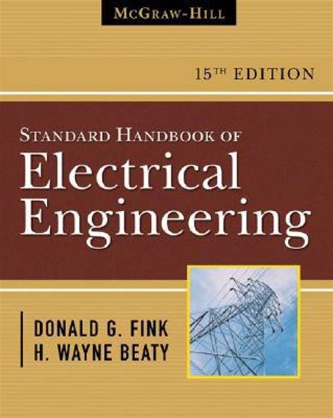 Standard handbook for electrical engineers 15th edition. - L' assorbimento dell'azione civile di mullità e l'art. 111 della costituzione..