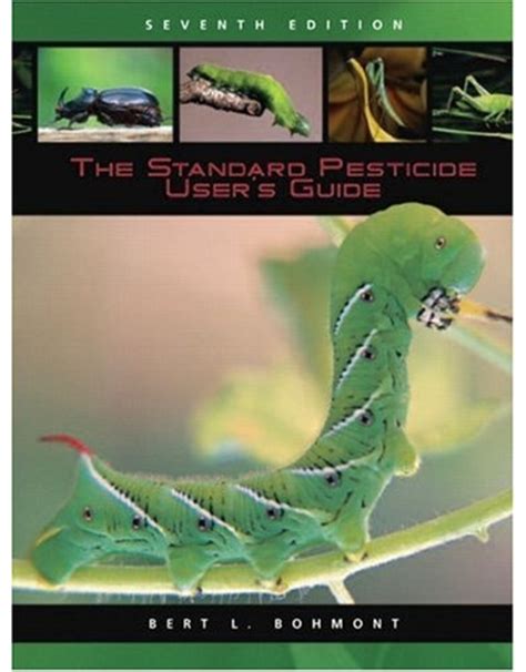 Standard pesticide users guide the 7th edition. - By jared ledgard the preparatory manual of chemical warfare agents third edition paperback.