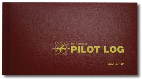 Read Standard Pilot Log Burgandy By Aviation Supplies  Academics