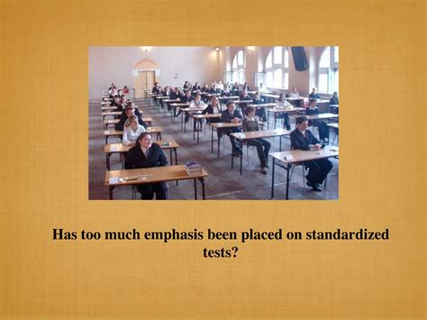 Standardized testing edf 2005