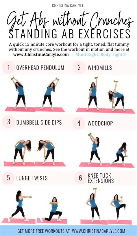 Standing Ab Workouts to Do Without Getting on the Floor