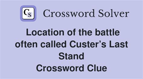 Standing by for battle crossword clue