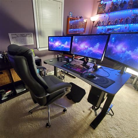Standing gaming desk. Buy EUREKA ERGONOMIC 72" Computer Desk W Keyboard Tray, Wing-Shaped Music Studio Desk, Large Gaming Desk W LED Convertible Monitor Stand Dual Headphone Hanger for Recording Live Streamer,Maple: Home Office Desks - Amazon.com FREE DELIVERY possible on eligible purchases 