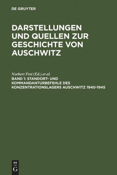 Standort  und kommandanturbefehle des konzentrationslagers auschwitz 1940 1945. - By maurice hinson the pianists guide to transcriptions arrangements and paraphrases reprint paperback.