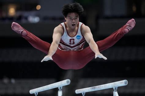 Stanford teenager Asher Hong in first place entering final day of men’s U.S. Gymnastics Championships 