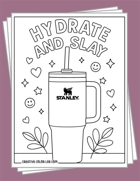 Stanley Coloring Page