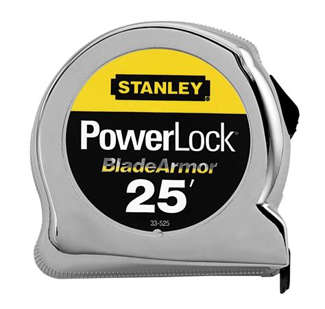 Stanley PowerLock Tape Measure, Rule with Blade Armor 25′