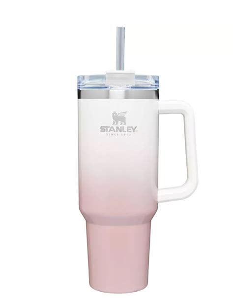 Stanley cup pink ombre. May 11, 2024 · Nothing quite beats a summer sunset (or even a sunrise, we're not picky!) and nothing quite beats this Sunset Gradient Starbucks x Stanley Quencher (40 oz, $54.95). This hefty cup has an ombre ... 