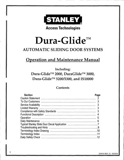 Stanley dura glide 2000 installation manual. - 1988 1999 suzuki dt25c dt35c 2 stroke outboard repair manual.