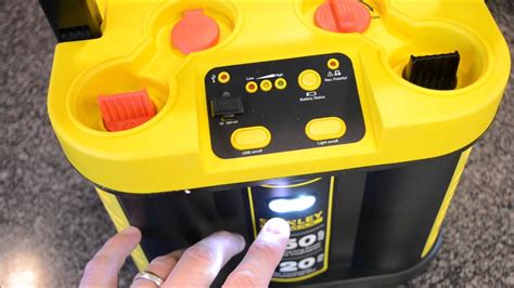 This video takes a closer look at the the Stanley Fat Max 450 Amp Jumper with Compressor that has 450 amps of instant starting power, with 900 peak amps of p.... 
