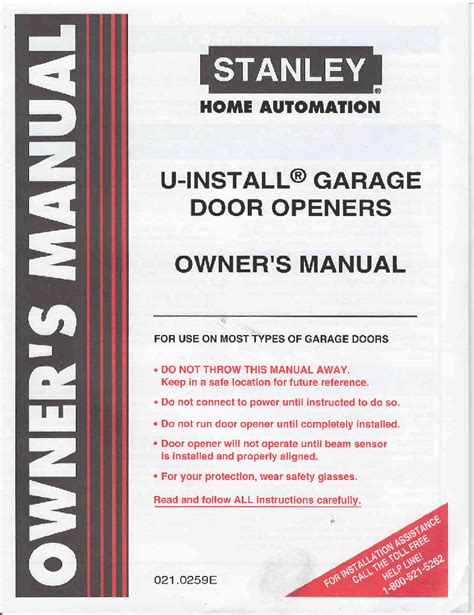 Stanley fm200 garage door opener manual. - Cibse lighting lux levels guide uniformity.