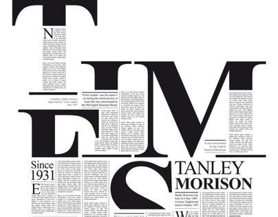 Stanley morrison typography examples