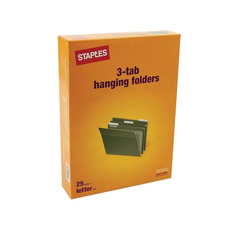 Find It Heavy Duty Hanging File Folder, Legal Size, Green, 20/Pack (FT07043) Item # : 752703 |. Model # : FT07043. 3. Unique design lowers the top rail of the hanging folder so that the tabs of your file folder are completely visible. Folder type: …. Staples hanging file folders