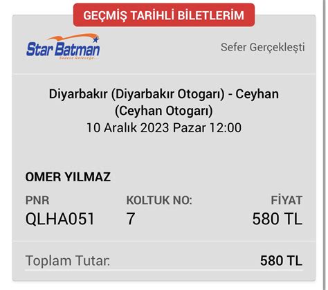 Star Batman Seyahat Bilet ve Koltuk Şikayetleri Şikayetvar.