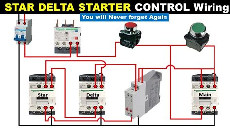 Star Delta Starter Control Circuit Diagram Motor Pdf Download