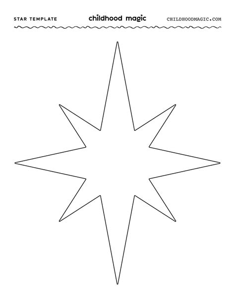 Star Shapes Template