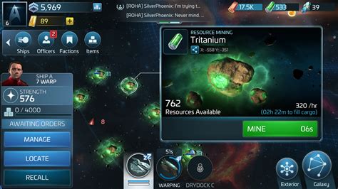 Star Trek Fleet Command resource list How to get Tritanium, Dilithium