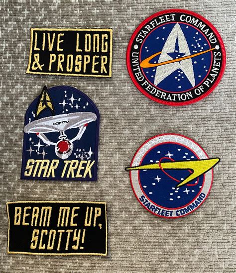 Star Trek Iron on Patches - Etsy