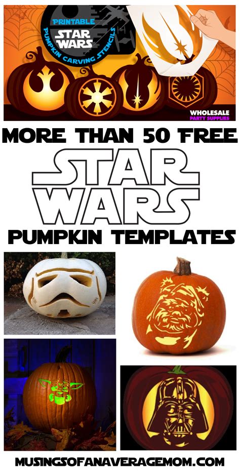 Star Wars Pumpkin Templates Free