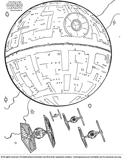 Star Wars Spaceship Coloring Pages