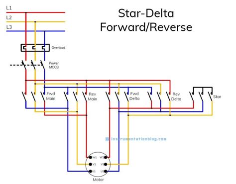 Star delta forward reverse control circuit. - York yc rotary screw chiller service manuals.