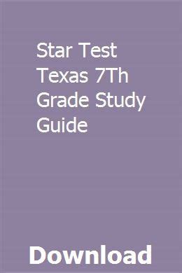 Star test texas 7th grade study guide. - Lg plasma tv 50pc1dr 50pc1dra 50pc1dra ua service manual.