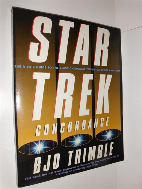 Star trek concordance the a z guide to the classic. - Libro papa batos y chavalas chicanas.
