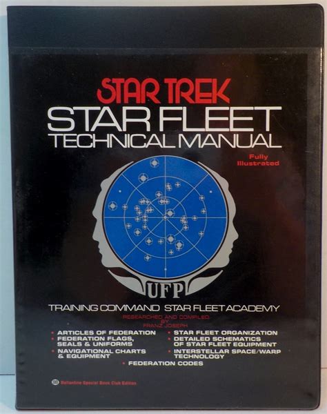 Star trek starfleet technical manual by franz joseph. - Manuale di manutenzione del trattore massey ferguson 3090.