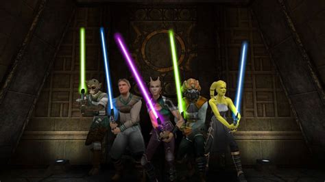 Star wars jedi knight jedi academy. Star Wars: Jedi Knight – Jedi Academy (2003) is the fourth and final game in the Star Wars Legends Dark Forces Saga of video games — released for the PC and Xbox in 2003 — essentially an Expansion Pack in the body of a true sequel to Jedi Knight II: Jedi Outcast, featuring a brand new character, Jaden Korr. 