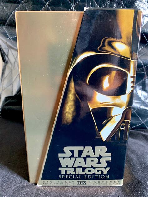 Star Wars Trilogy Special Edition VHS Box Set, New, Sealed w/ watermark 1997. $15.00. $5.25 shipping. Star Wars "Trilogy" THX Widescreen Collector's Edition Box Set VHS. …. 
