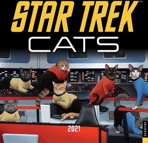 Download Star Trek Cats 2021 Wall Calendar By Cbs