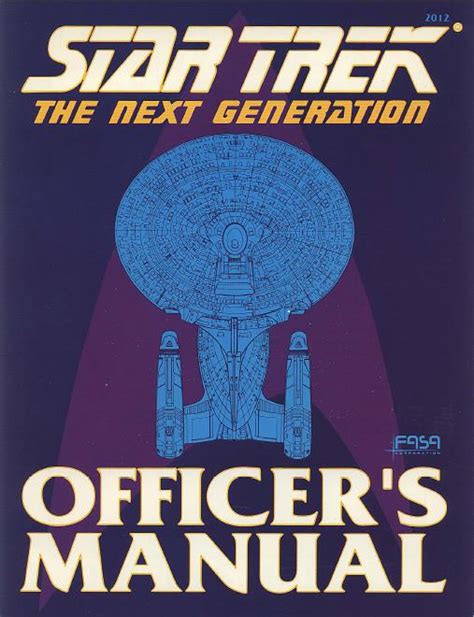 Read Star Trek The Next Generation Officers Manual By Rick Stuart