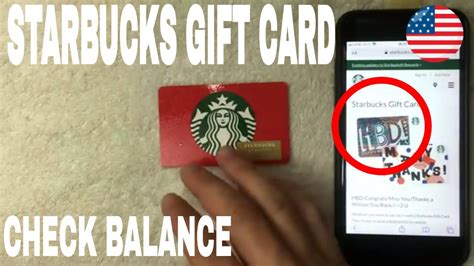 Starbucks Gift Card Check Amoun