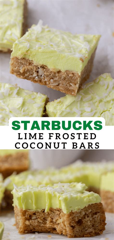 Starbucks Lime Frosted Coconut Bar Review - YouTube